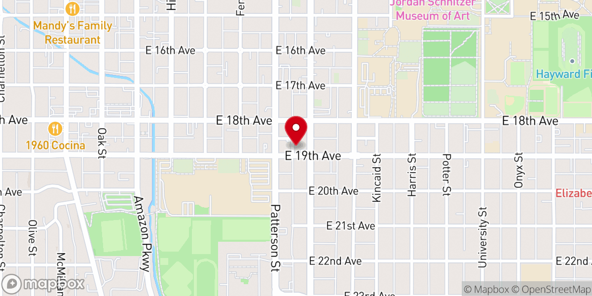 Map showing location of CCF at the Box