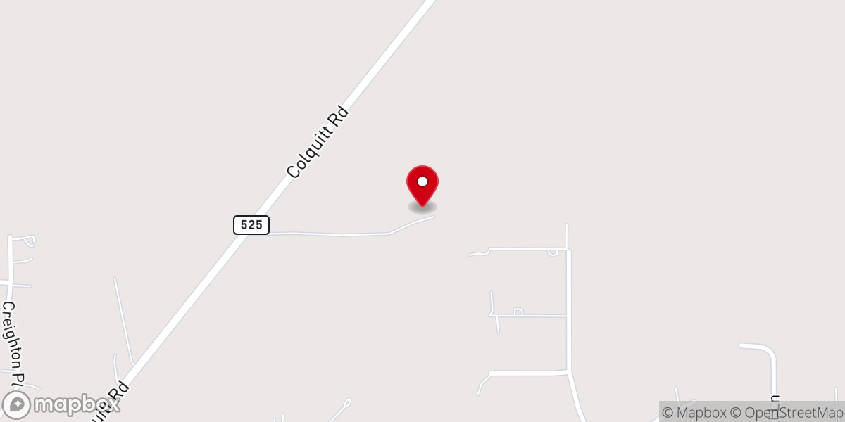Map showing location of Fairview United Methodist Church