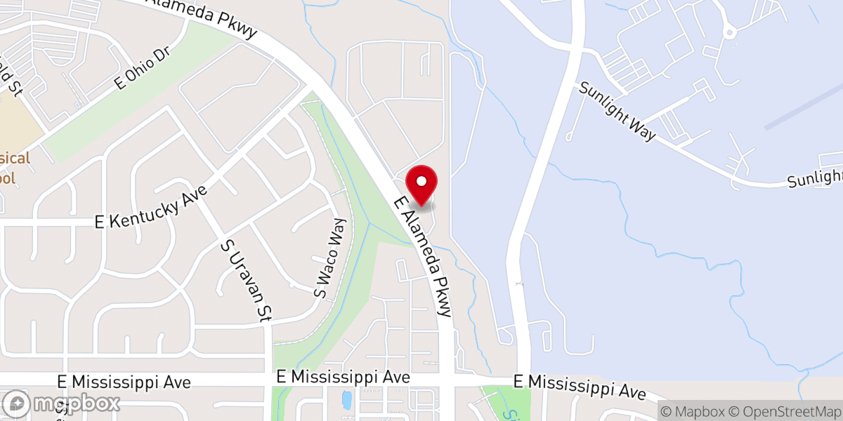 Map showing location of Flaming Fire Ministries