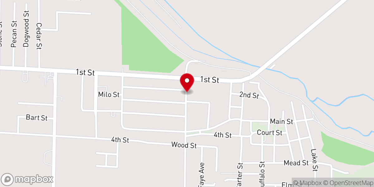 Map showing location of Revived Lake City Church-God
