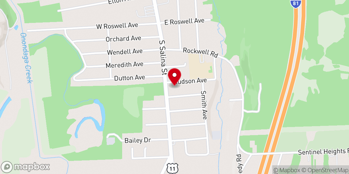 Map showing location of Christ Cultivating Community Church