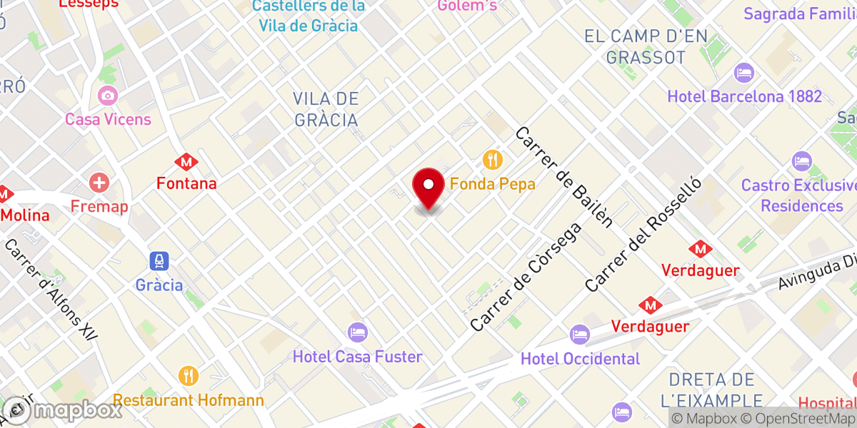 Map showing location of Centre Sathya Sai de Barcelona | SSSGC España