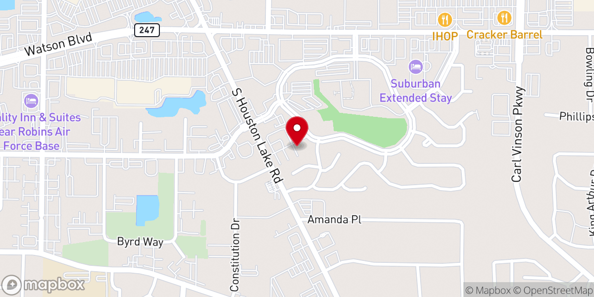 Map showing location of Deliverance Revival Church
