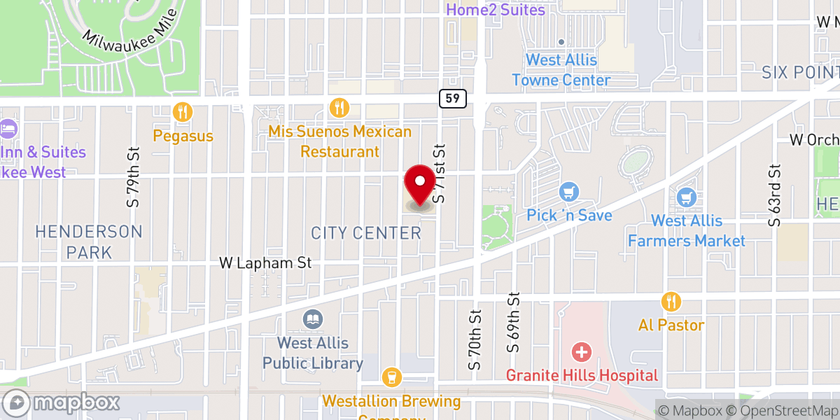 Map showing location of St. Barnabas Congregation: Holy Assumption Site - Food Pantry