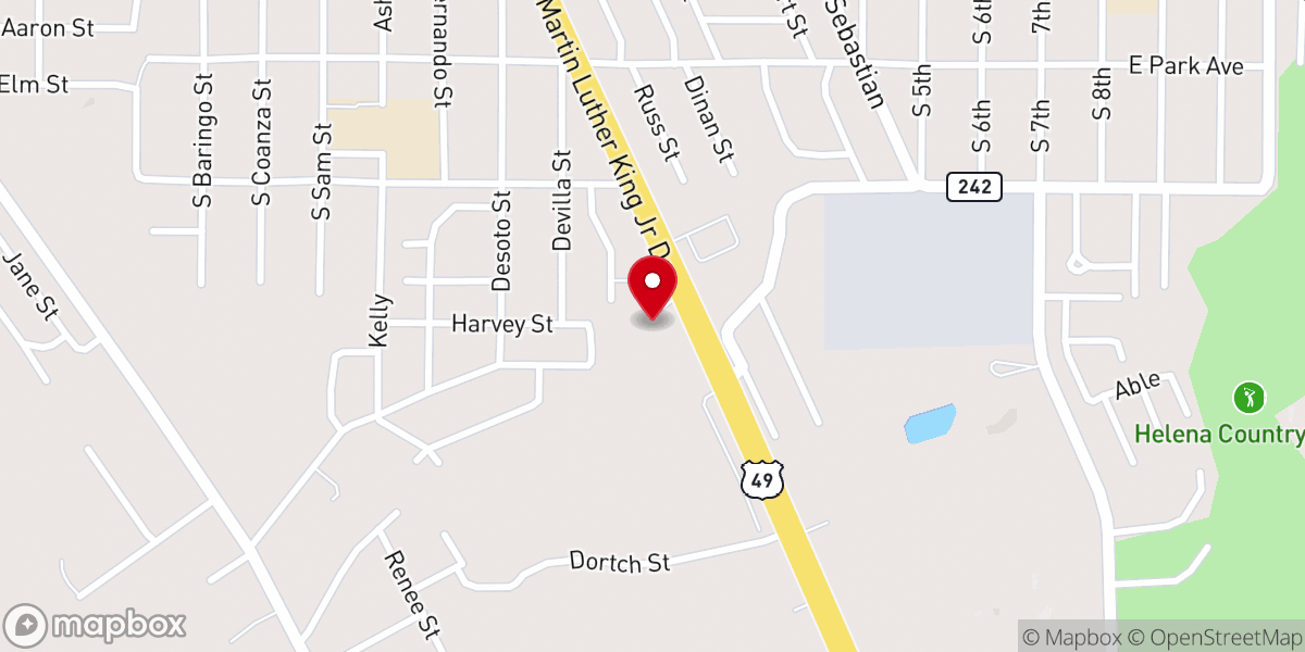 Map showing location of Anchor Mission Ministries Inc