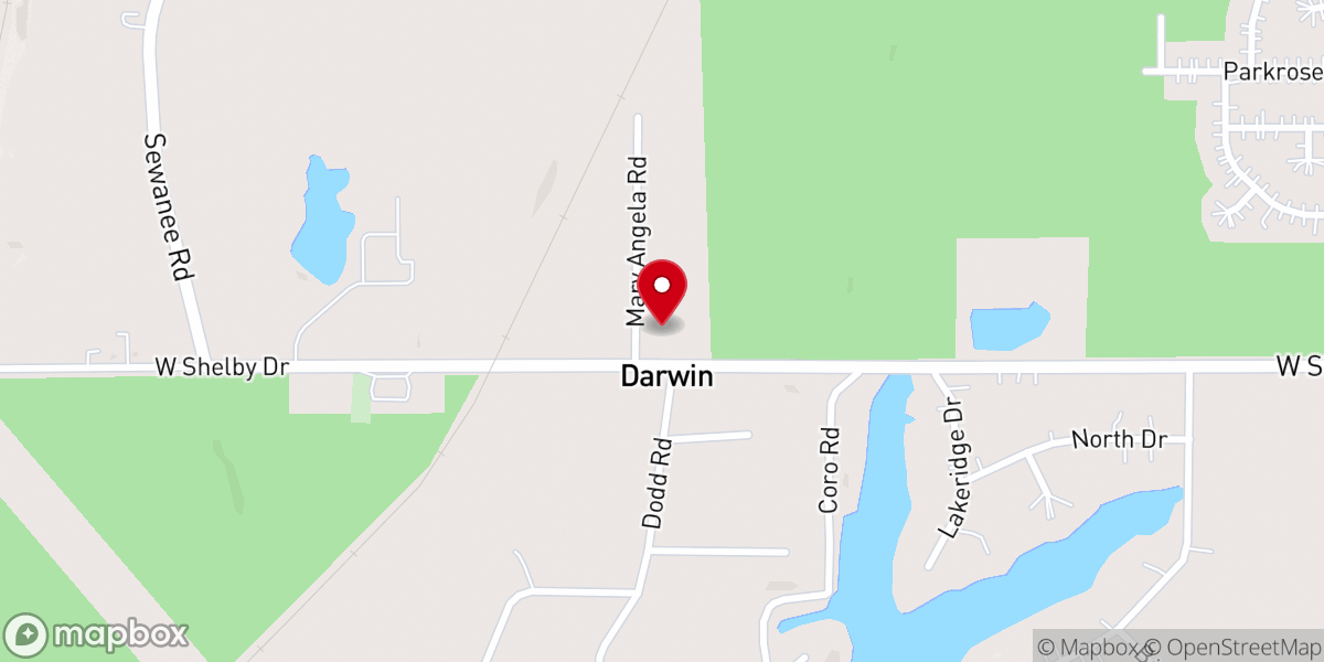 Map showing location of Living the Kingdom Life Baptist Church