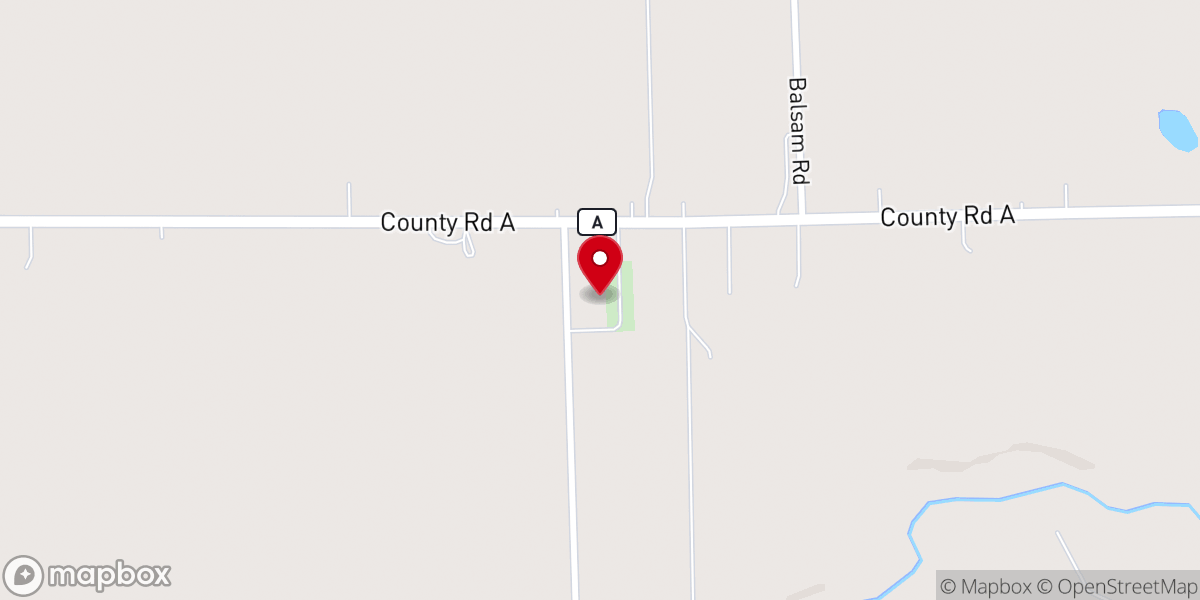 Map showing location of St. Jakobi Lutheran Church, Shawano, WI