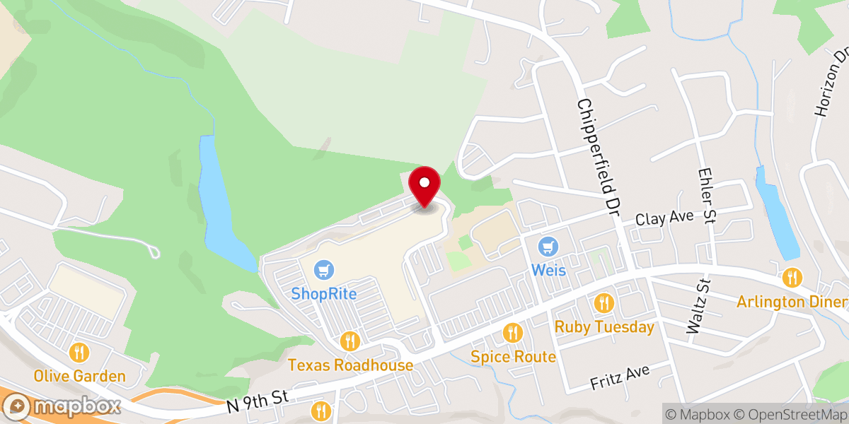 Map showing location of Reaching Out For Jesus Christian Center