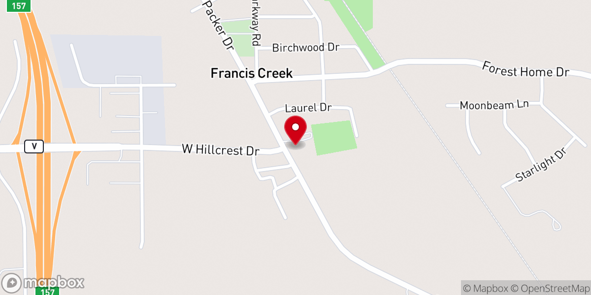 Map showing location of St. Anne Catholic Church