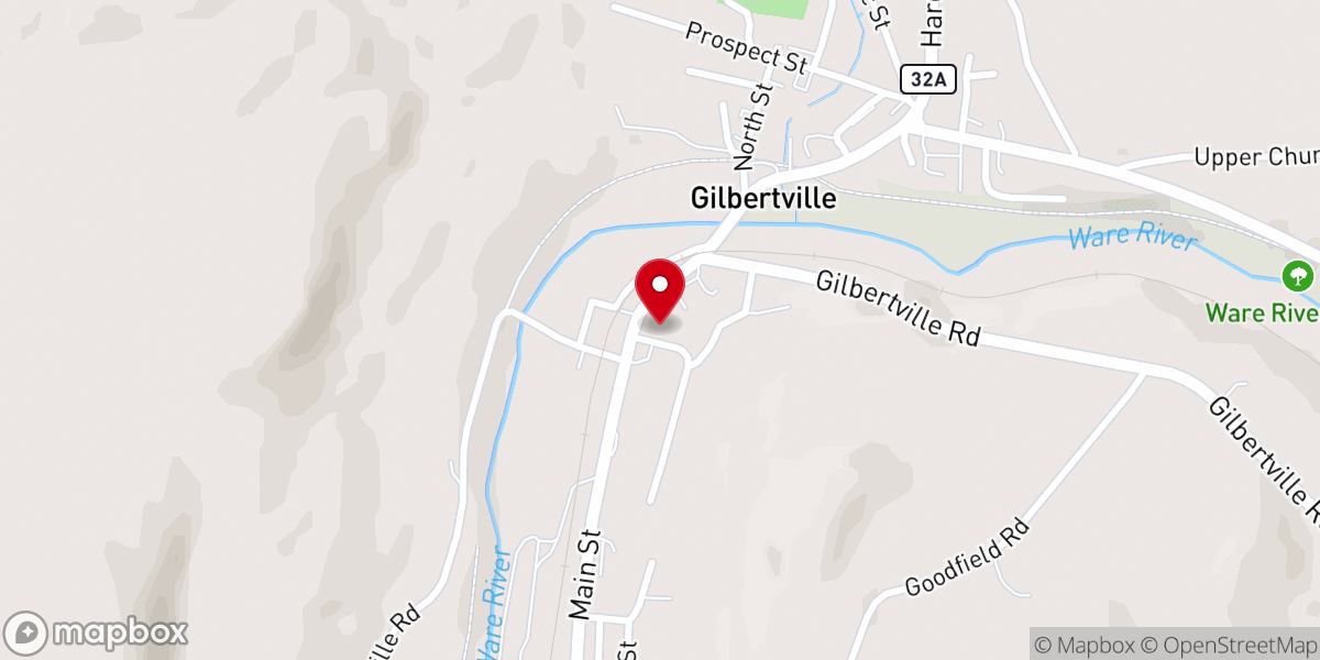 Map showing location of Tri-County Community Church Food Pantry