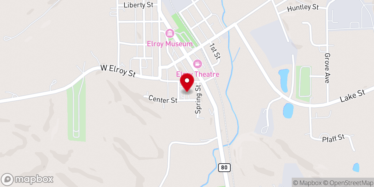 Map showing location of St Patrick's Catholic Church