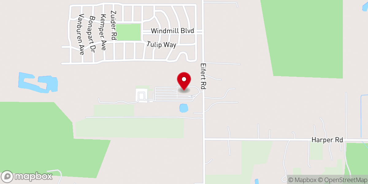 Map showing location of Jehovah's Wittnesses Holt Assembly Hall