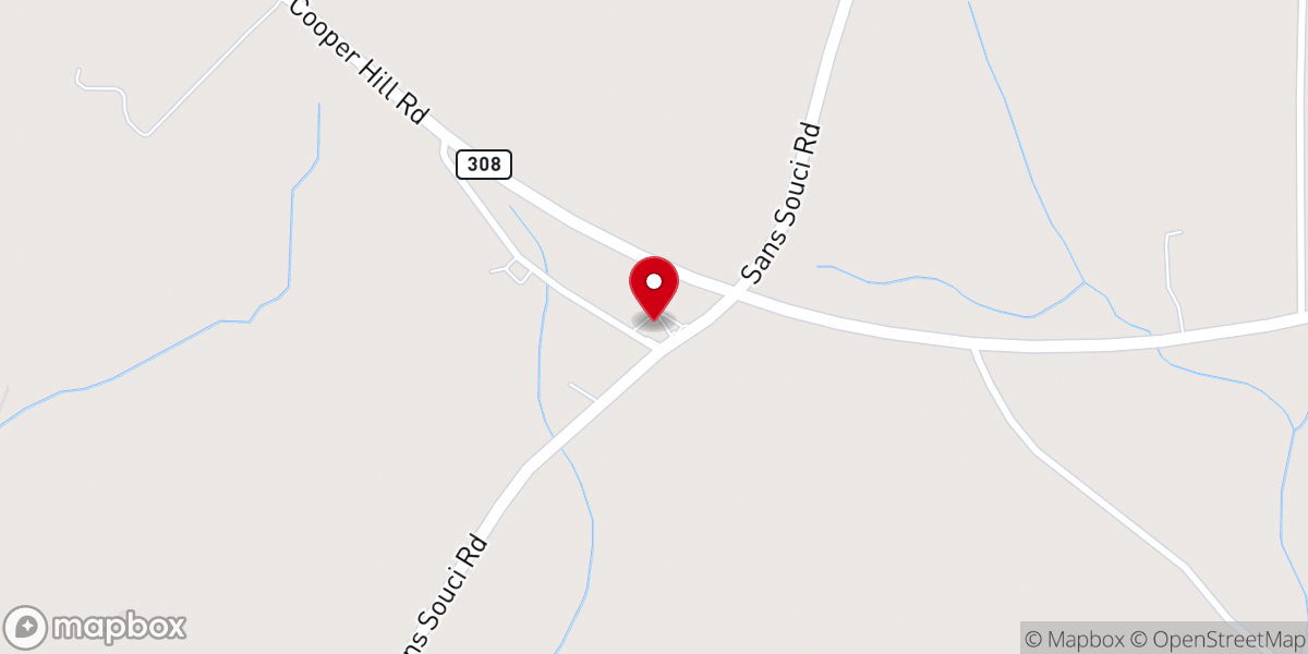 Map showing location of Saint Lukes Church