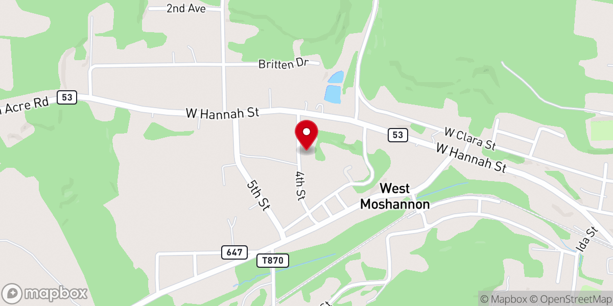 Map showing location of New Hope Christian Fellowship