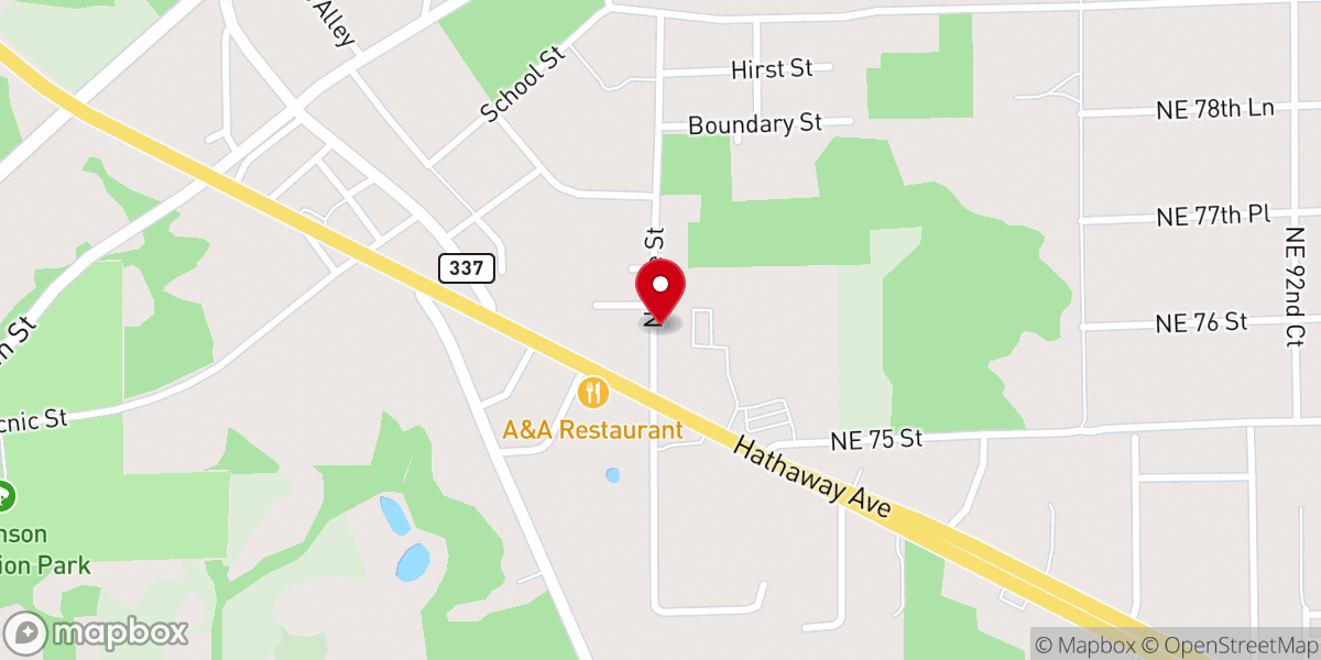 Map showing location of New Sepulcher Church of God