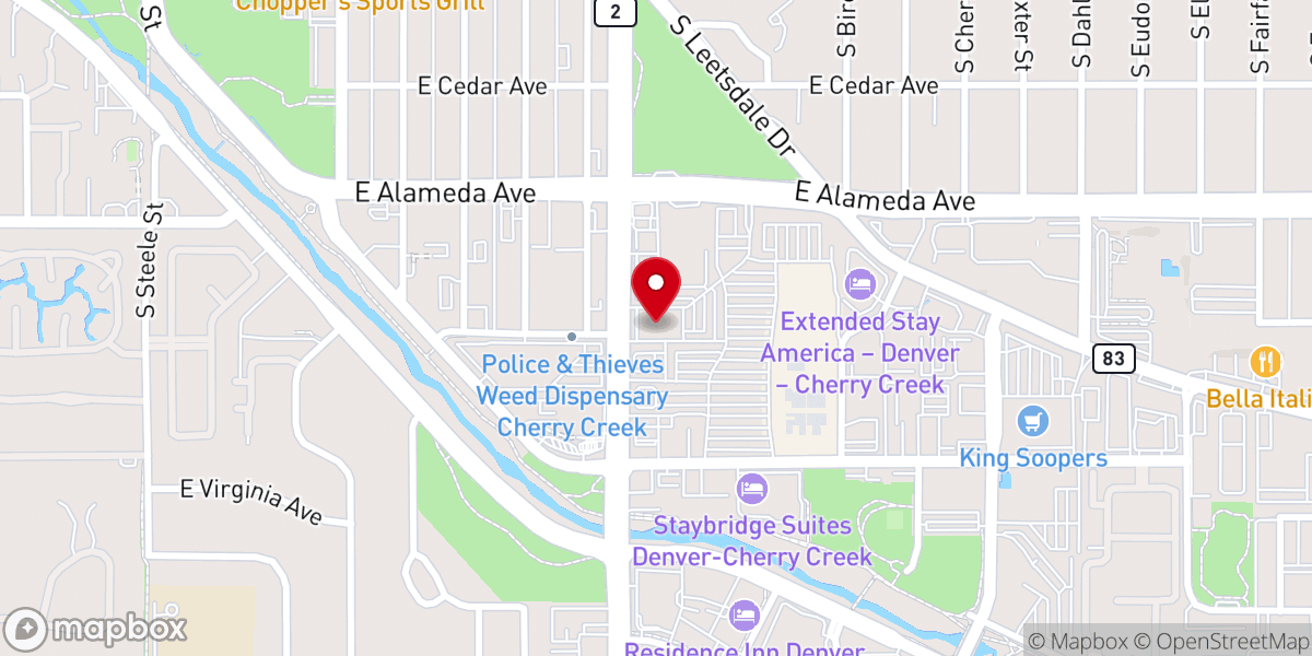 Map showing location of Elaine W and Kevin P Kauffman Family Foundation