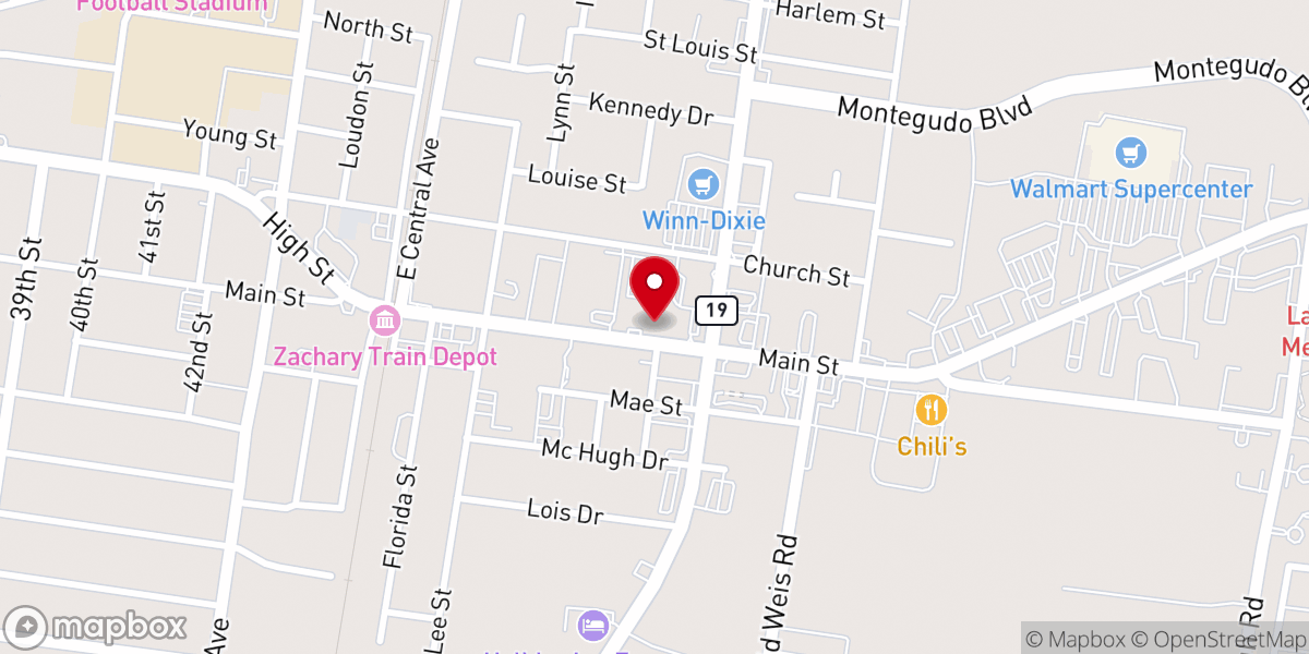 Map showing location of Parish Crawfish