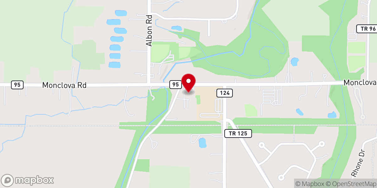 Map showing location of Emmanuel Mennonite Church
