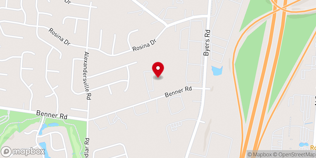 Map showing location of Parkview Church