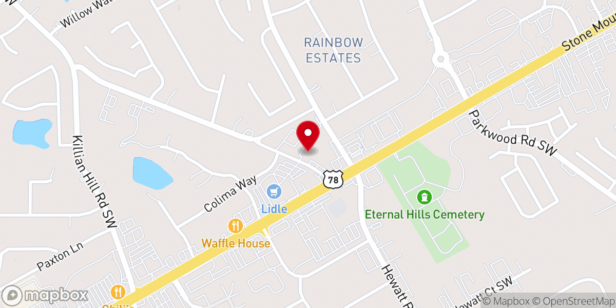Map showing location of The Redeemed Christian Church of God Peace Assembly