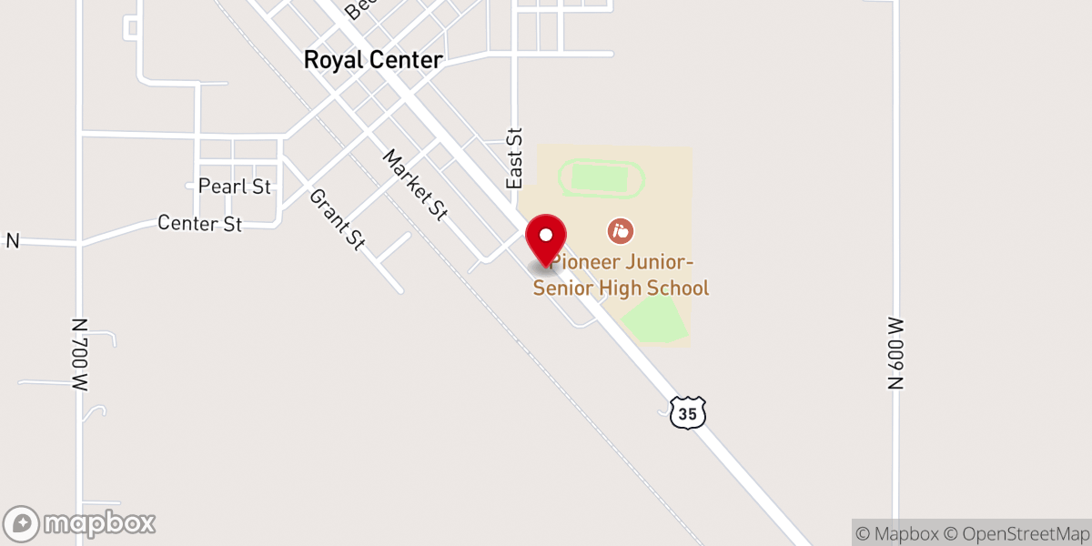 Map showing location of Radiant Life Minsitry