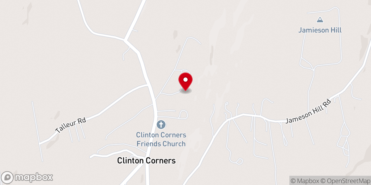 Map showing location of Upton Lake Christian School