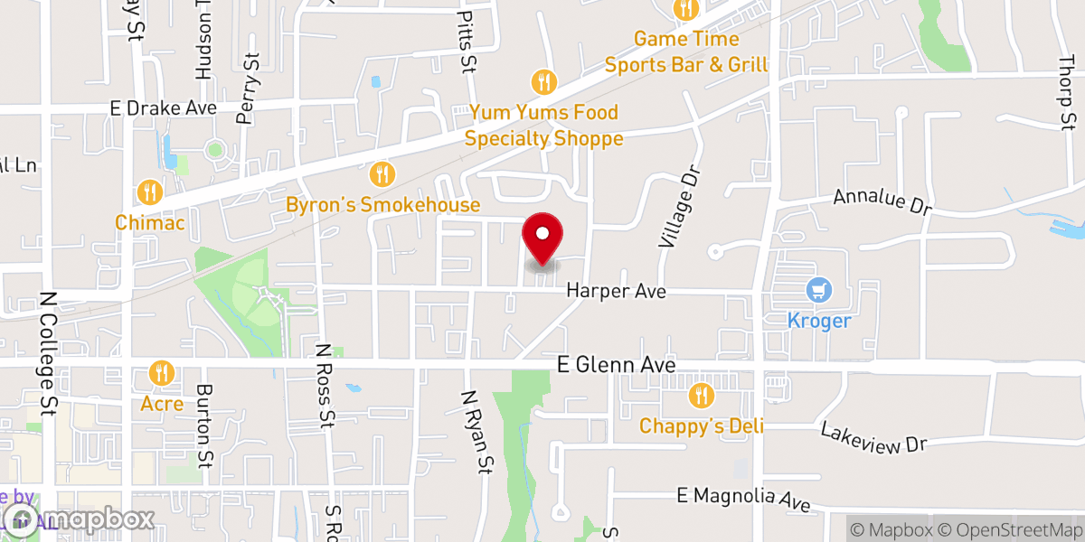 Map showing location of Gods House of Praise