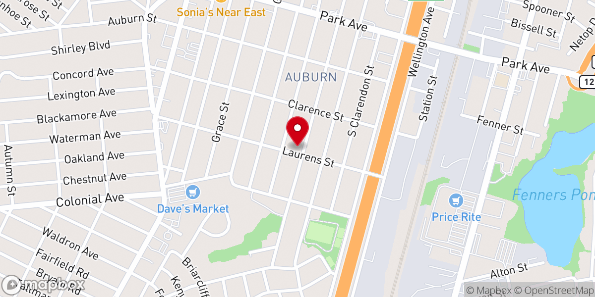 Map showing location of The Way of Life Korean Presbyterian Church
