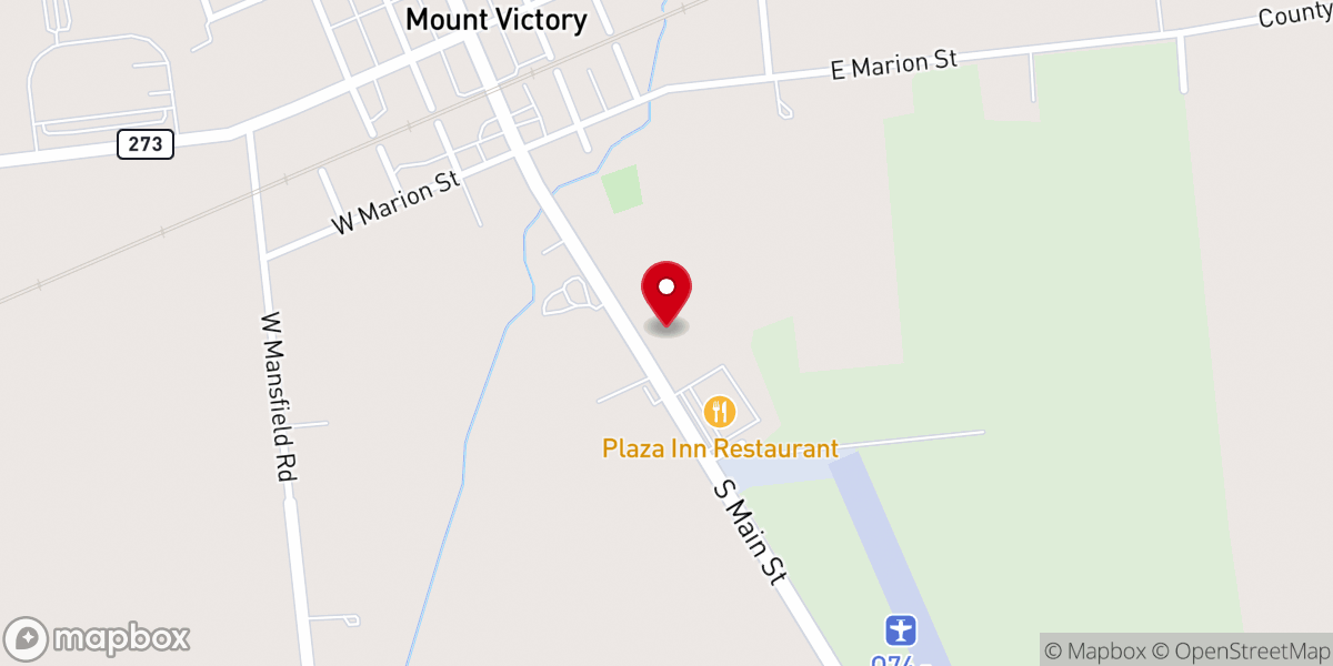 Map showing location of Dollar General