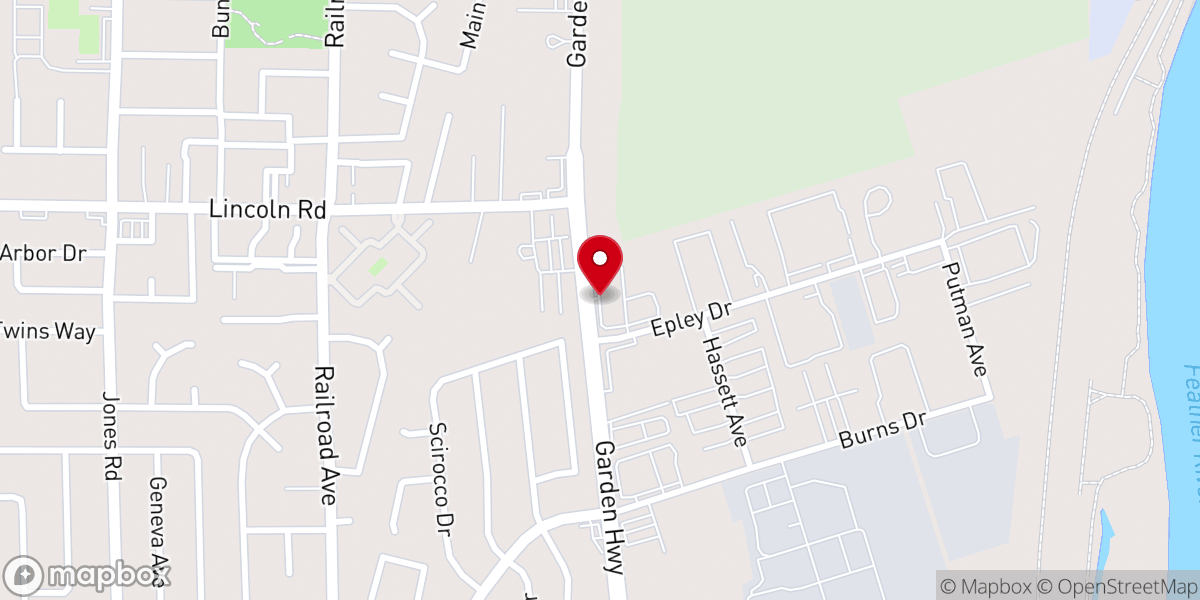 Map showing location of ÁGUILAS CENTRO FAMILIAR CRISTIANO YUBA CITY