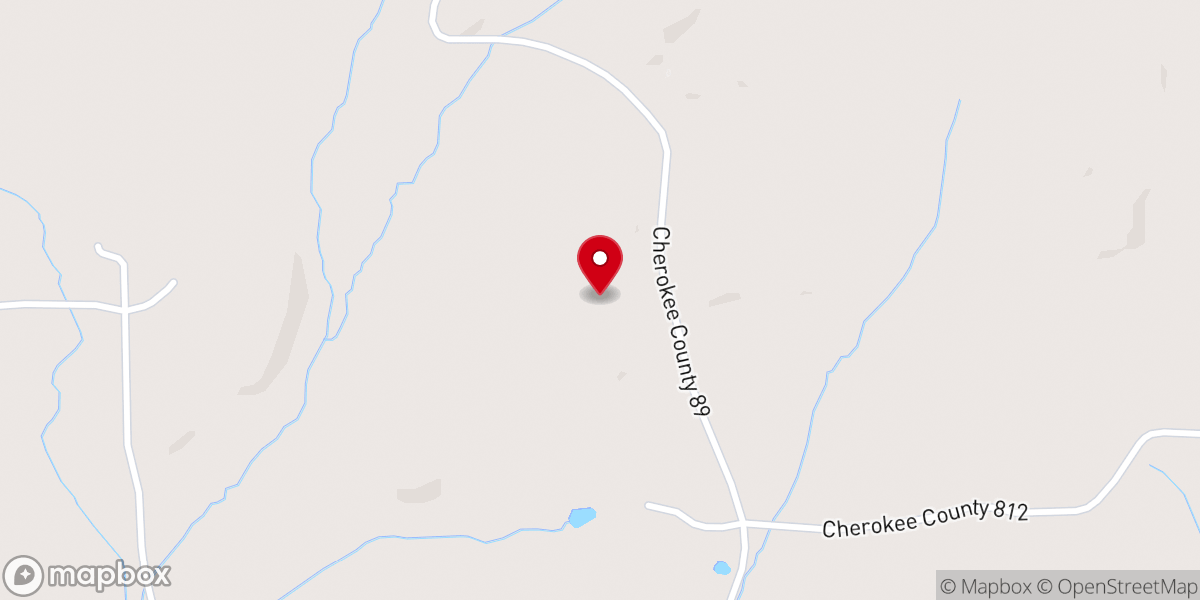 Map showing location of Jamestown Tabernacle Church