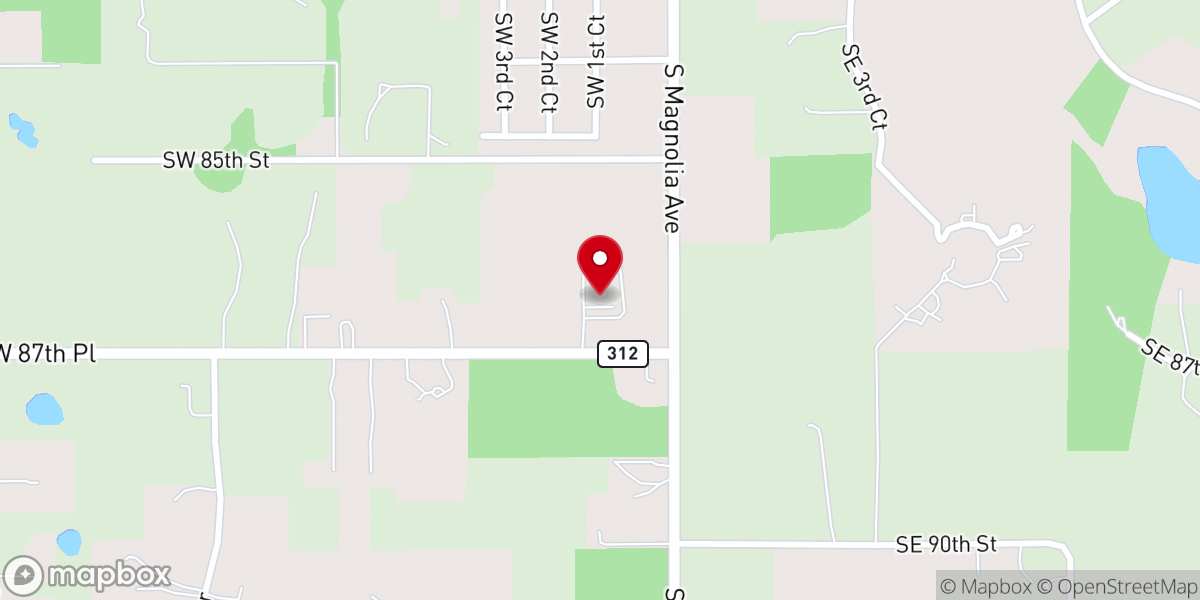 Map showing location of Good Shepherd Presbyterian Church