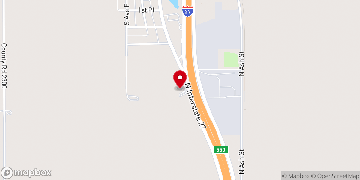 Map showing location of St. Isidore Catholic Chruch
