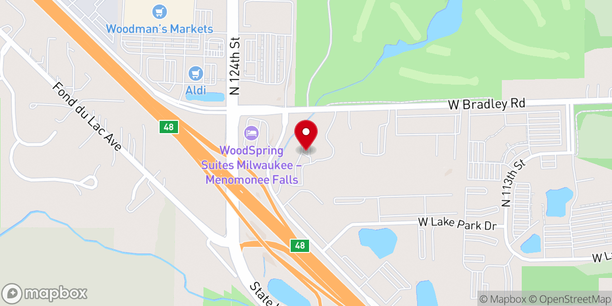 Map showing location of New Life Community Church