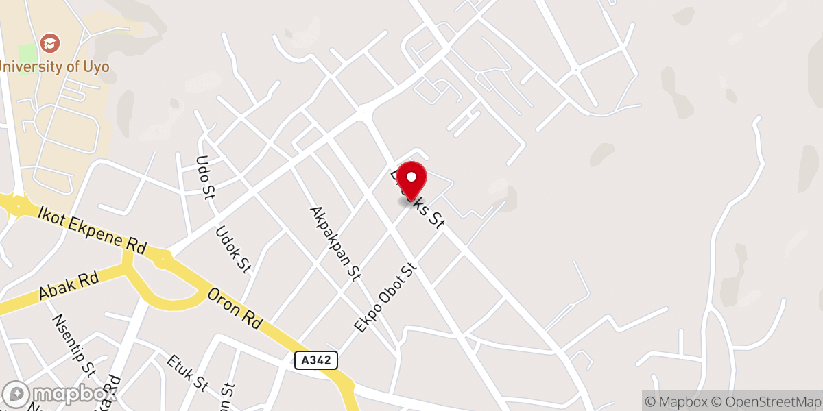 Map showing location of All Saints Anglican Vicarage