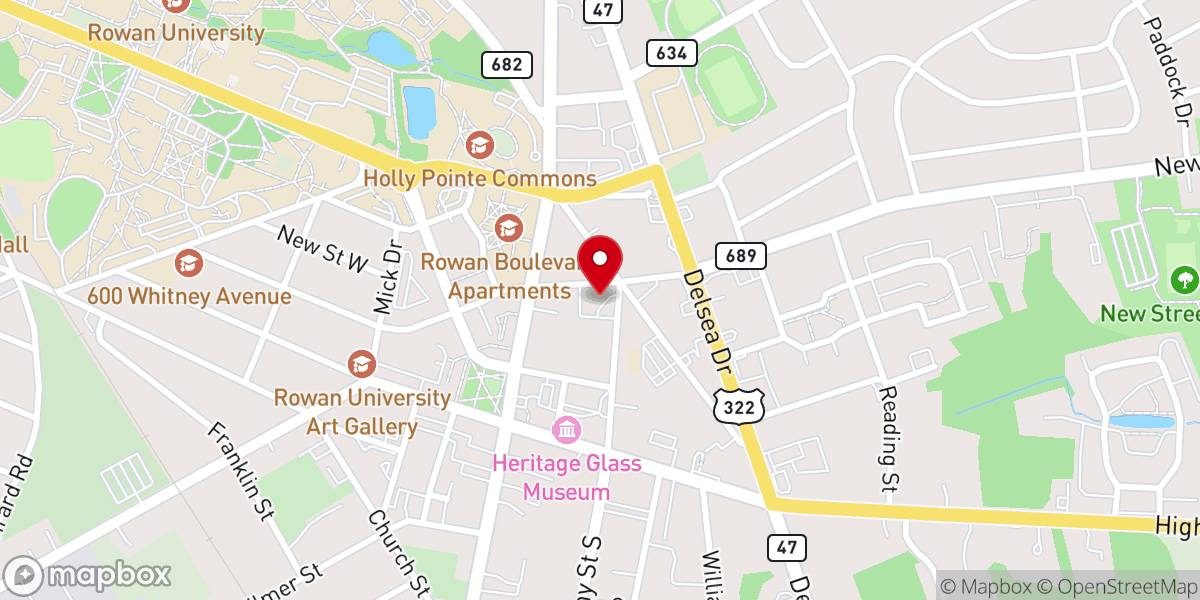 Map showing location of First United Methodist Church
