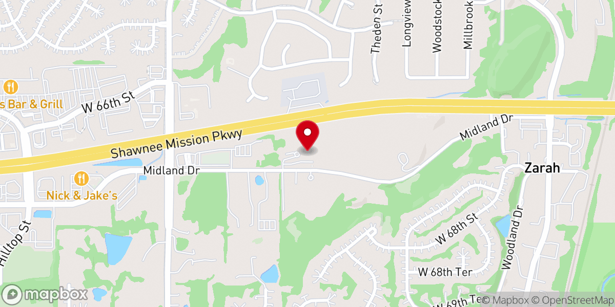 Map showing location of Trinity Lutheran Church