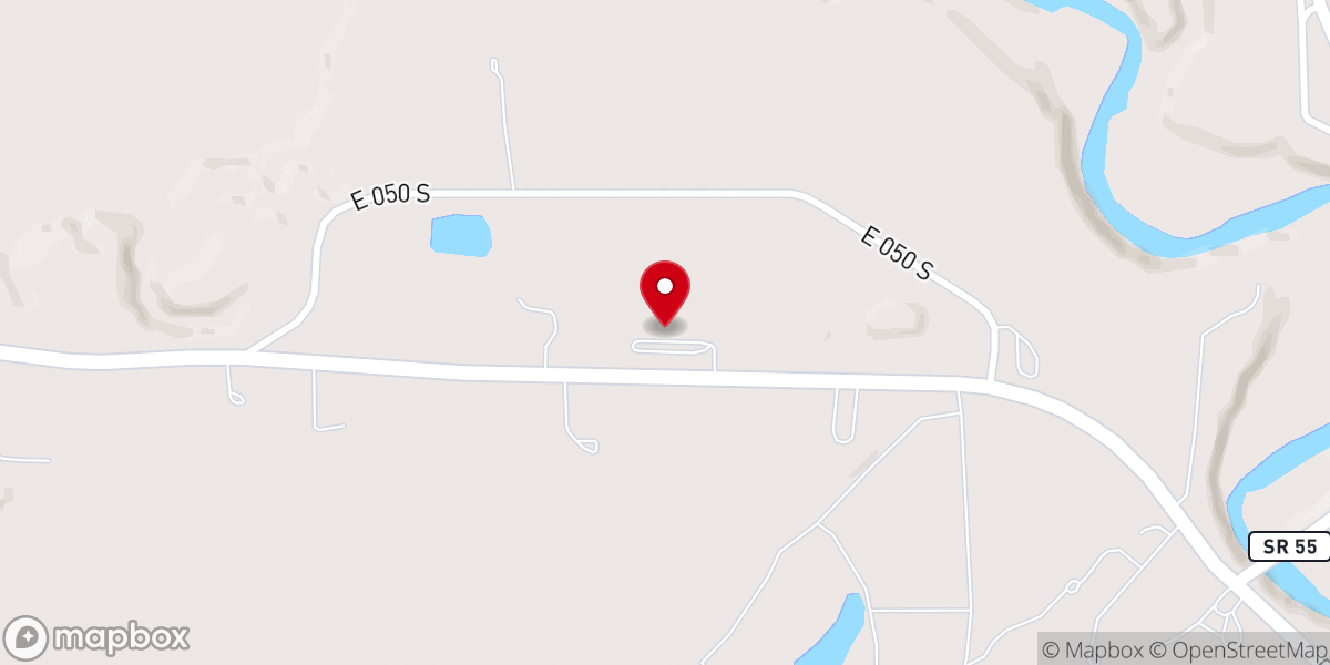 Map showing location of Wabash Valley Bible Baptist