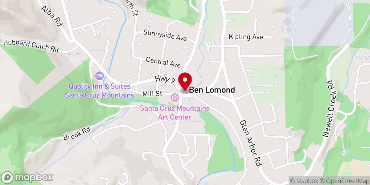 Map showing location of community help center