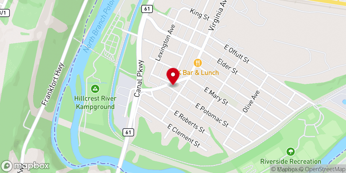 Map showing location of Souls Harbor Church