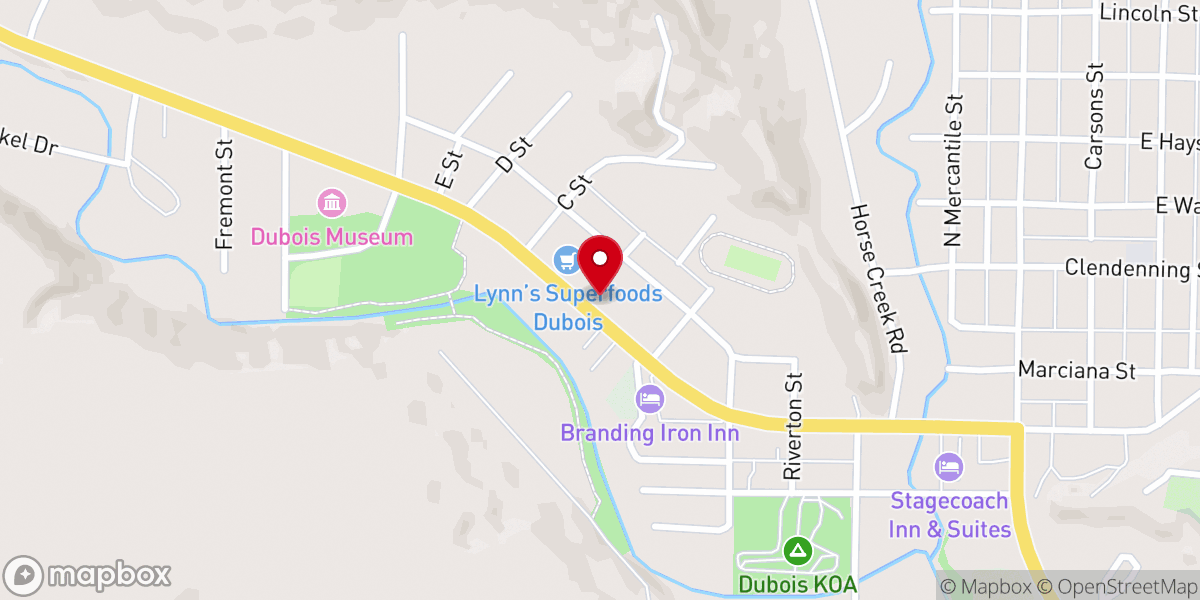 Map showing location of Mt Calvary Lutheran Church