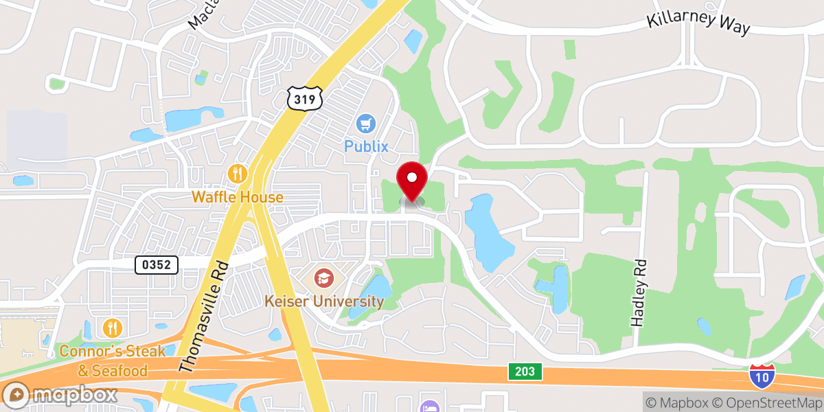 Map showing location of Live the Life Ministries Inc