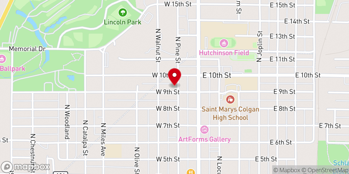 Map showing location of Lighthouse Temple Ministries
