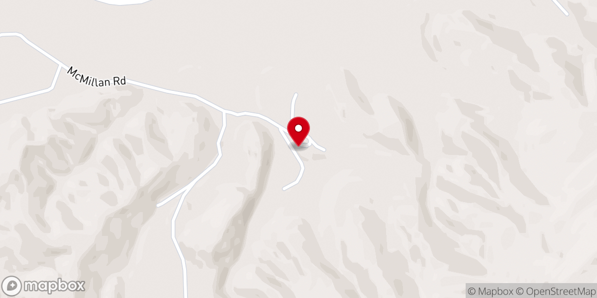 Map showing location of Beech Creek Church