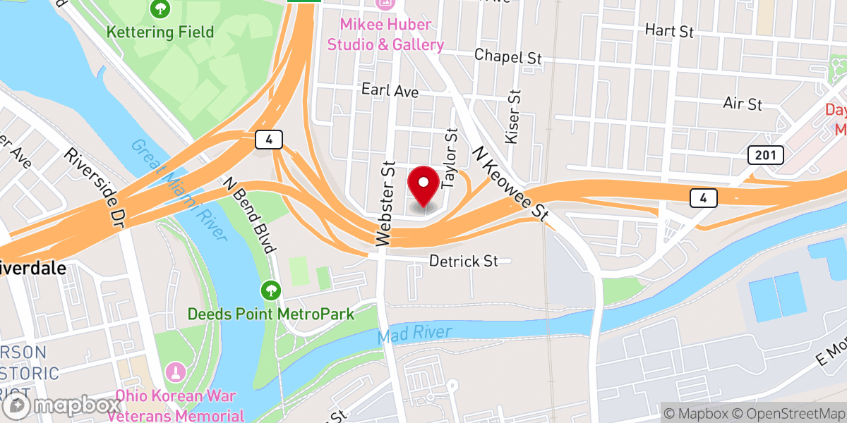 Map showing location of Brethren in Christ Mission Church