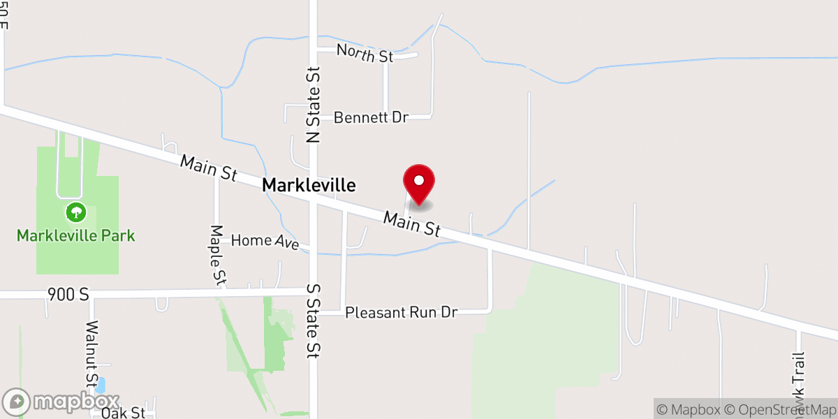 Map showing location of Brightpoint Church