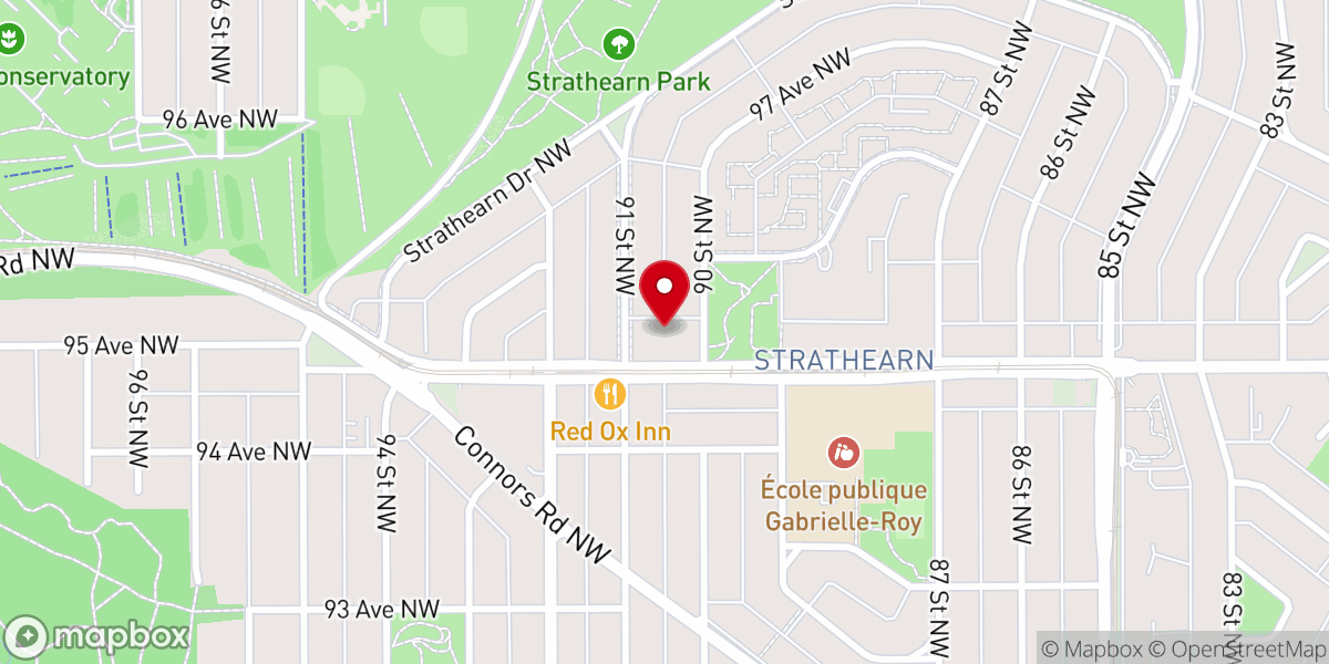 Map showing location of Vital Grandin Chaplaincy (Latin Mass Community)