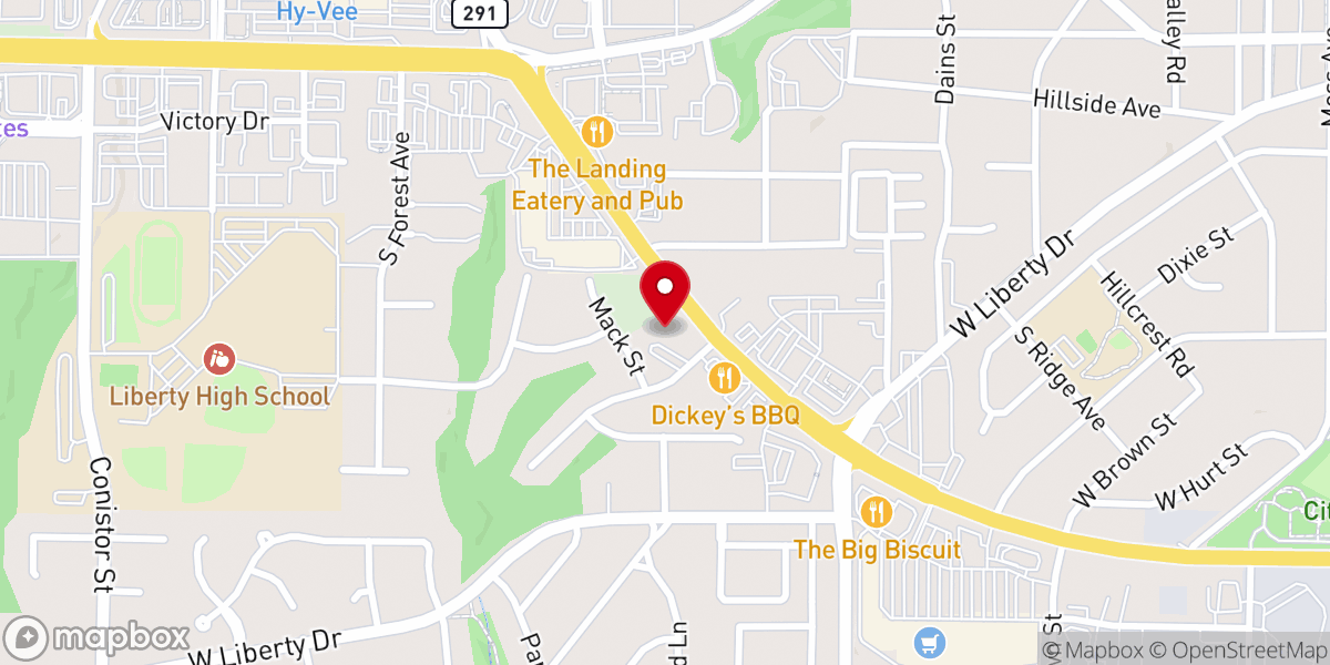 Map showing location of Grace Episcopal Church