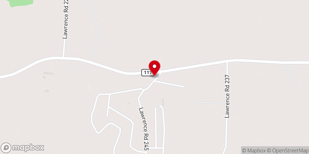 Map showing location of Lake Charles Full Gospel Church