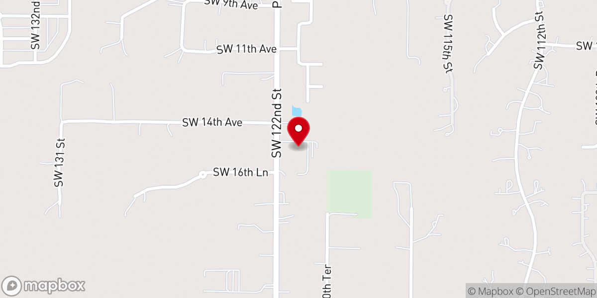 Map showing location of Christ Community Church